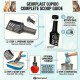 Georplast Cupido Cat Litter Scoop Set – Gray Color with Heart-Shaped Holder – Premium Durable Ergonomic Litter Scoop – Hygienic Cat Litter Cleaning Tool – Stylish Italian Made Design (Bags Not Included)
