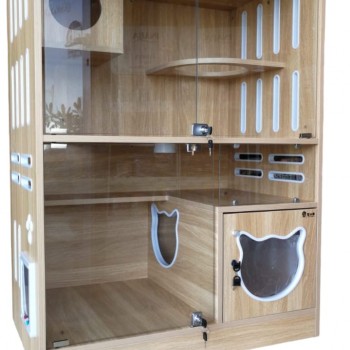 Cat House A 90x60x120 ( WOOD COLOR ) Cat House A 90x60x120 ( WOOD COLOR )