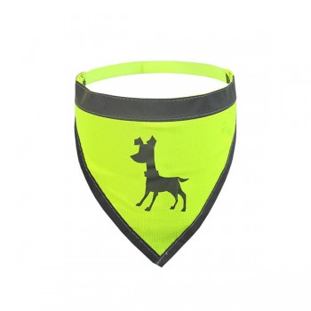 ALCOTT VISIBILITY DOG BANDANA (  MEDIUM - NEON YELLOW )
