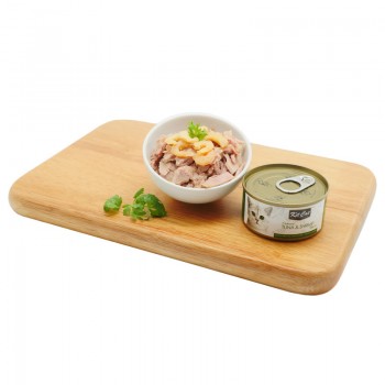 Kit Cat Deboned Tuna & Shrimp Toppers CAN( 80g )  For Cat