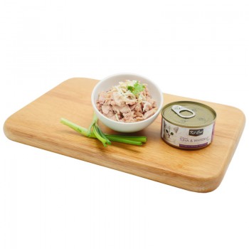 Kit Cat Deboned Tuna & WHITEBAIT Toppers CAN( 80g )  For Cat
