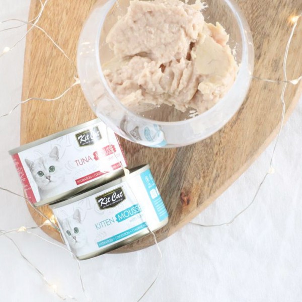 Kitcat Tuna Mousse&Chickentopper ( 80g )  For Cat