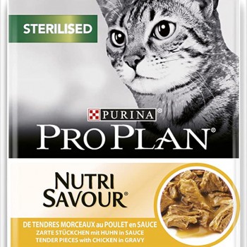 proplan sterilised chicken 1box(26x85g)  For Cat
