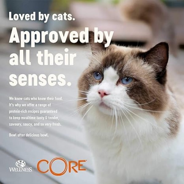 Wellness CORE Signature Selects Shredded Chicken & Turkey, (79g Pack of 24)  For Cat