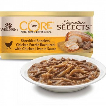 Wellness COREC Chicken Liver in Sauce for Cat, 79g)