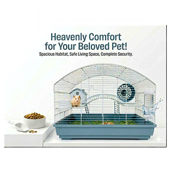 Dayang Hamster Cage (523) - ( 41 CM )