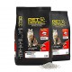 Pet Perfect Premium White Bentonite Clumping Cat Litter 25L (20kg) x 2 Bags – Ultra Absorbent, Instant Clumping, 99.5% Low Dust, Odour Control, Natural Unscented Cat Litter (50L Total)