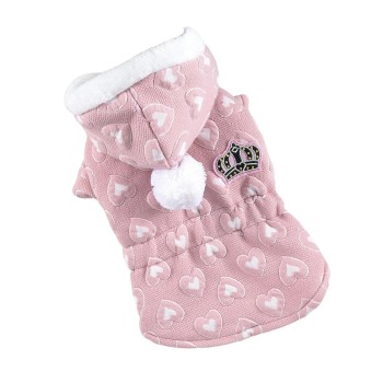 Hong Pet Love Jacket With A Cinched Waist - Pink Large Hong Pet Love Jacket With A Cinched Waist - Pink Large