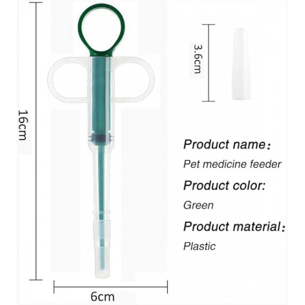 Cozy Paws Pet Pill Dispenser – Food-Grade Silicone Pet Medicine Feeder & Pill Shooter for Cats and Dogs, Reusable, Easy-to-Clean, Administer Pills, Capsules & Liquid Medication Safely