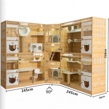 Cat House A ,  Left-145x60x218,  Corner-100x100x218,   Right-145x60x218 ( 13.WWCH13 ) Cat House A ,  Left-145x60x218,  Corner-100x100x218,   Right-145x60x218 ( 13.WWCH13 )