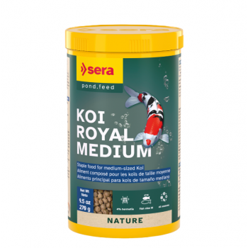 Sera Koi Royal Medium Nature 1000ml – Premium Staple Food for Koi (12–25 cm) | Floating Granules for Balanced Growth & Strong Immunity