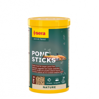 Sera Pond Sticks Nature 1000 ML – Natural Floating Staple Food for Koi, Goldfish & Large Pond Fish | Preservative-Free, Year-Round Nutrition