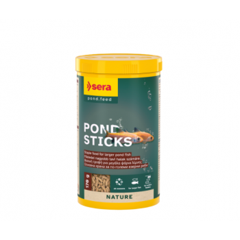 Sera Pond Sticks Nature 1000 ML – Natural Floating Staple Food for Koi, Goldfish & Large Pond Fish | Preservative-Free, Year-Round Nutrition