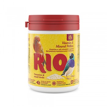 RIO Vitamin and mineral pellets for Canaries, Exotic birds and other small birds 120g