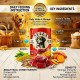 SELLA Adult Dog Wet Food Beef & Bonito Chunks 400g x 12 Cans – Complete Wet Dog Food with Vitamins A, D3 & E, Made in Turkey