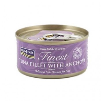 Fish4Cats Tuna Fillet with Anchovy Wet Food 70g For Cat