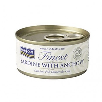 Fish4Cats Sardine with Anchovy Wet Food 70G For Cat