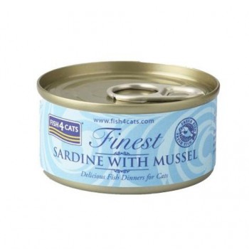 Fish4Cats Sardine with Mussel Wet Food 70g For Cat