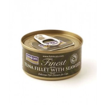 Fish4Cats Tuna Fillet with Seaweed Wet Food 70g For Cat