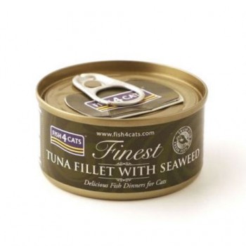 Fish4Cats Tuna Fillet with Seaweed Wet Food 70g For Cat