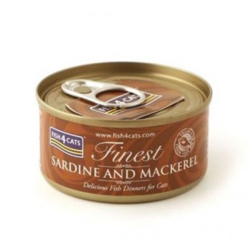 Fish4Cats Sardine with Mackerel Wet Food 70g For Cat