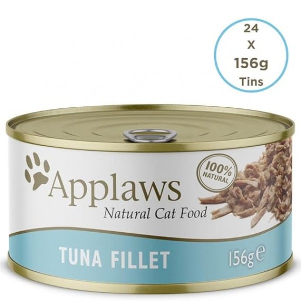 Applaws Adult Wet Food Tuna Fillet For Cat (156G X 24 pcs in 1BOX )