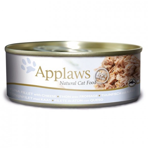 Applaws Tuna Fillet with Cheese Adult Wet Cat Food 156g X 24 Pcs ( 1 Box ) Applaws Tuna Fillet with Cheese Adult Wet Cat Food 156g X 24 Pcs ( 1 Box )