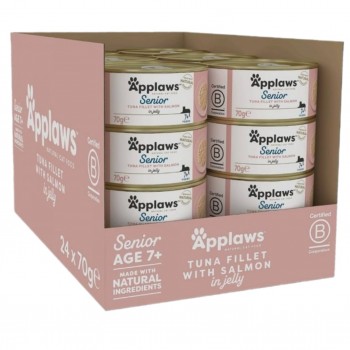 Applaws Cat Senior Tuna - Salmon in Jellyn (24x70g) For Cat
