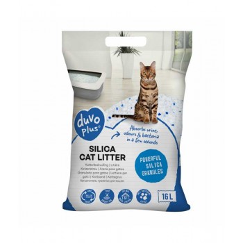 Duvo Premium Silica Cat Litter(16L) Duvo Premium Silica Cat Litter(16L)