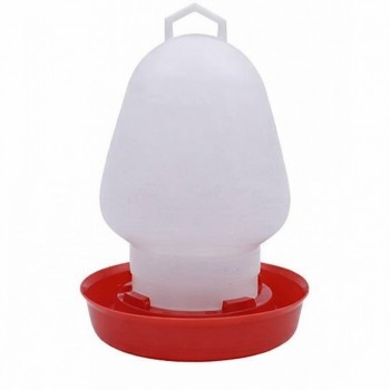 Small Chicken & Bird Water Feeder Tank 3L – Durable Poultry Drinker with Gravity Flow System, Anti-Spill Base, Easy Refill Handle – Ideal for Chickens, Chicks, Pigeons & Small Birds – Available in Red, Green & Blue (Choose Your Color)