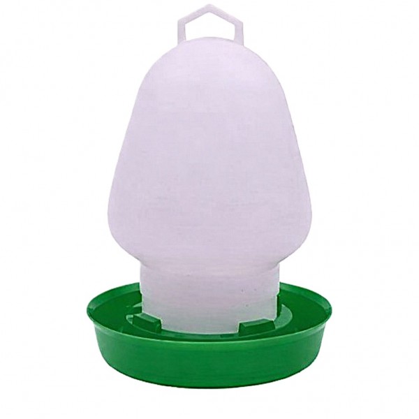 Small Chicken & Bird Water Feeder Tank 3L – Durable Poultry Drinker with Gravity Flow System, Anti-Spill Base, Easy Refill Handle – Ideal for Chickens, Chicks, Pigeons & Small Birds – Available in Red, Green & Blue (Choose Your Color)