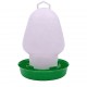 Small Chicken & Bird Water Feeder Tank 3L – Durable Poultry Drinker with Gravity Flow System, Anti-Spill Base, Easy Refill Handle – Ideal for Chickens, Chicks, Pigeons & Small Birds – Available in Red, Green & Blue (Choose Your Color)