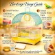 Golden Cat Premium Yellow Bird Cage 30 x 26 x 38 cm – Decorative Small Bird Cage with Removable Cleaning Tray, 2 Feeding Cups, 2 Wooden Perches, Secure Lock Door & Carry Handle for Budgies, Lovebirds, Finches, Canaries & Small Birds