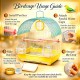 Golden Cat Premium Pink Bird Cage 30 x 26 x 38 cm – Decorative Small Bird Cage with Removable Cleaning Tray, 2 Feeding Cups, Plastic Perches, Secure Lock Door & Carry Handle for Budgies, Lovebirds, Finches, Canaries & Small Birds