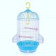 Golden Cat Round Bird Cage for Small Birds, 50cm Hanging Aviary with Adjustable Perches, Detachable Feeders & Removable Tray, Blue & White Golden Cat Round Bird Cage for Small Birds, 50cm Hanging Aviary with Adjustable Perches, Detachable Feeders & Removable Tray, Blue & White