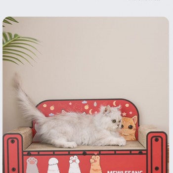 Cat Sofa,( M ) Cat Sofa Bed Furniture Protector Cat Bed Cat Nest Durable Grinding Board Scratching Board