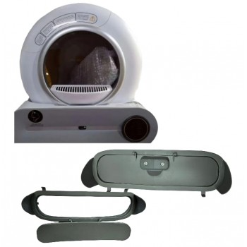 Automatic Cat Litter Box Accessories, Door Bottom Bin, Ventilation Screen Filter, Mesh Litter Bag, Litter Bag Capsule
