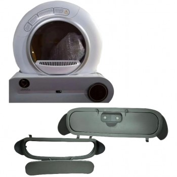 Automatic Cat Litter Box Accessories, Door Bottom Bin, Ventilation Screen Filter, Mesh Litter Bag, Litter Bag Capsule