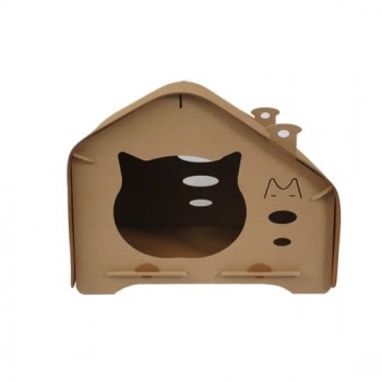 Eco-Friendly Cat Scratcher Toy Cat Wooden House Cat House Pet House Eco-Friendly Cat Scratcher Toy Cat Wooden House Cat House Pet House