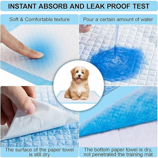 Puppy Pads 30 Count Small 22x22in Bamboo Training Pads