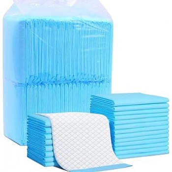 Pet Training Pads Super Absorbent Puppy Pads Anti Slip Toilet Pee Mat, Leak Proof & Quick Dry Pet Pads for Dogs Cats Rabbits Pets (40 PACK-60 X 60CM)