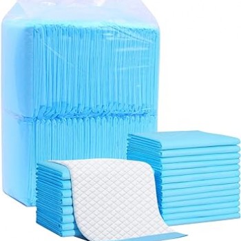 Pet Training Pads Super Absorbent Puppy Pads Anti Slip Toilet Pee Mat, Leak Proof & Quick Dry Pet Pads for Dogs Cats Rabbits Pets (40 PACK-60 X 60CM)