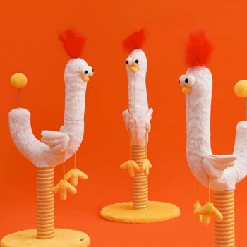 ZEZE Chicken Cat Scratching Post