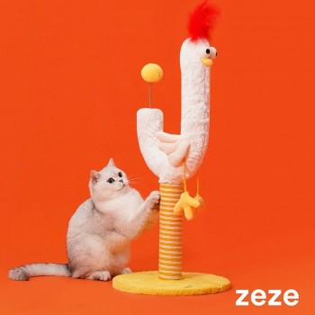 ZEZE Chicken Cat Scratching Post ZEZE Chicken Cat Scratching Post