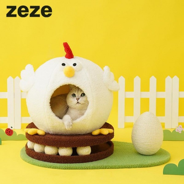 ZEZE Chicken Playground Cat Bed ZEZE Chicken Playground Cat Bed