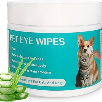 Cat & Dog Eye Wipes, Soft Pet Wipes for Gently Cleaning Eyes Cat & Dog Eye Wipes, Soft Pet Wipes for Gently Cleaning Eyes