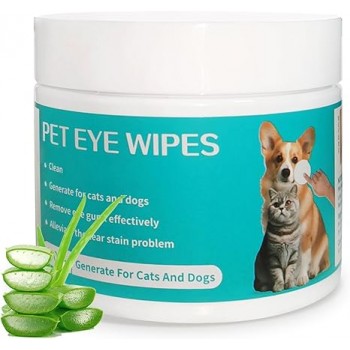 Cat & Dog Eye Wipes, Soft Pet Wipes for Gently Cleaning Eyes Cat & Dog Eye Wipes, Soft Pet Wipes for Gently Cleaning Eyes