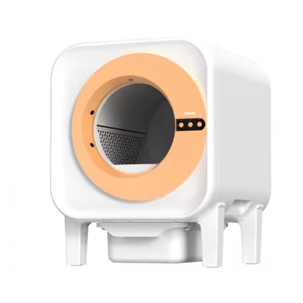 5G Smart Automatic Cat Litter Box with WIFI APP Control, Self-Cleaning, Odor-Free Ventilation, 65L Large Capacity, Health Monitoring & Multi-Language Support for Cats
