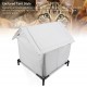 Gernie Outdoor Cat House Waterproof Weather-Resistant Shelter for Outdoor & Stray Cats, Insulated Enclosed Tent with Elevated Design, Chew-Resistant Fabric, 18 Accessories, Gray, 50 x 48 x 50 cm