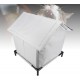 Gernie Outdoor Cat House Waterproof Weather-Resistant Shelter for Outdoor & Stray Cats, Insulated Enclosed Tent with Elevated Design, Chew-Resistant Fabric, 18 Accessories, Gray, 50 x 48 x 50 cm